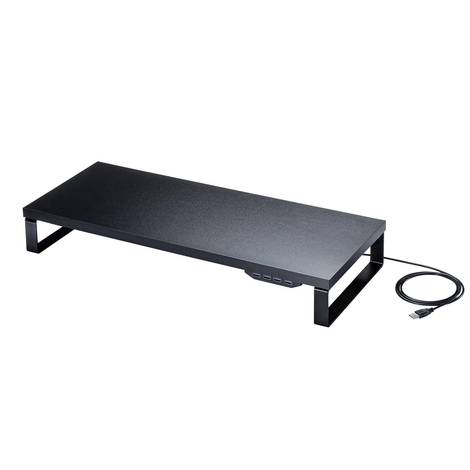Sanwa Supply Monitor Stand with USB Hub (Black) MR-LC215BK