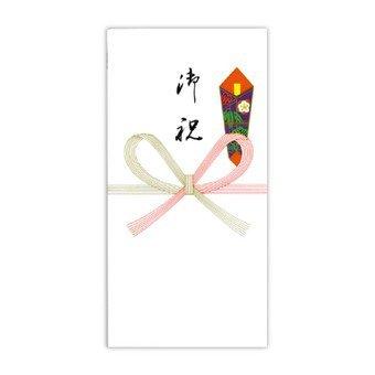 Thousand-Yen Style Straight-Grain Envelope for Congratulations ● Quantity: 1 bundle ● Thousand-Yen Style ● Congratulations ● 86×172mm ● Premium Straight-Grain Paper ● 10 sheets per bundle