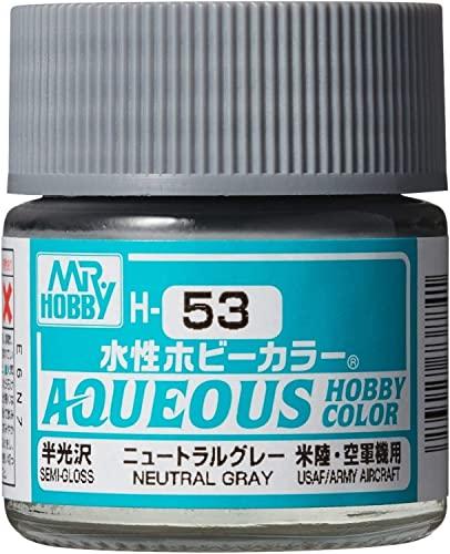 GSI Creos GSI Creos New Water-Based Hobby Color Neutral Gray Semi-Gloss 10ml Model Paint H53