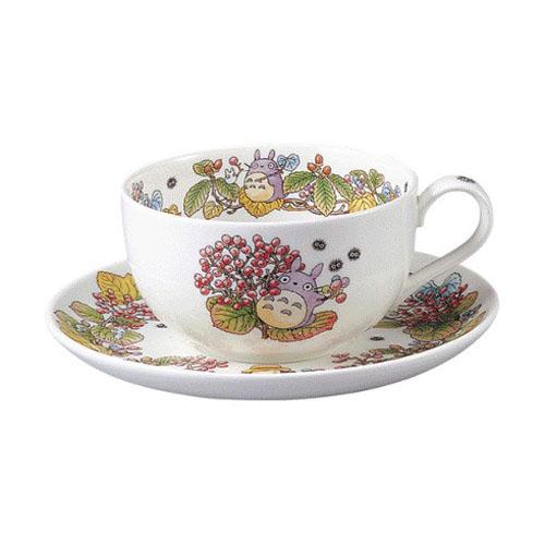Noritake Milk Tea Cup & Saucer 325cc My Neighbor Totoro First Taste Edition Microwave Safe 1 Set Bone China T97285A/4660-5