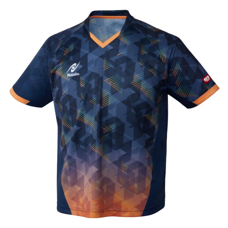 [Nittaku] Sky Scope Shirt Sky Scope Shirt NW2214 Kids Navy J130