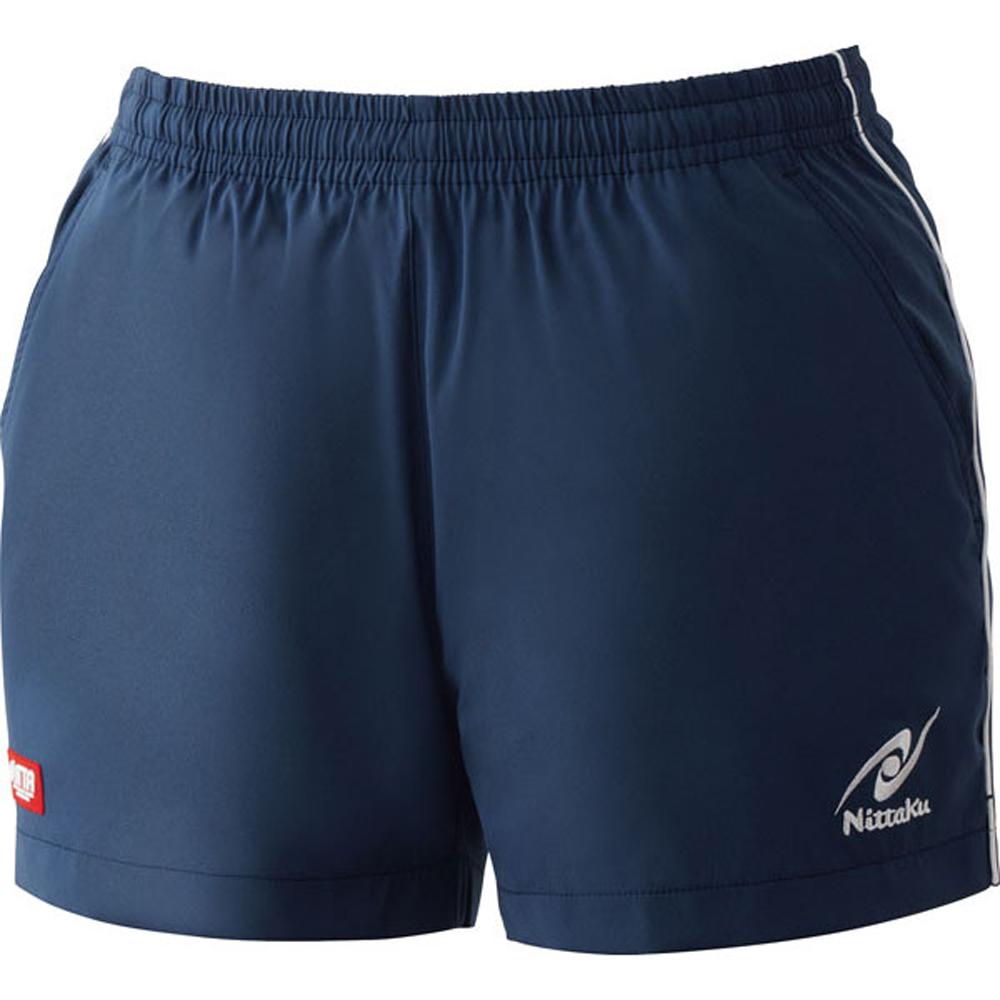 [Nittaku] Table Tennis Game Pants Winkle Shorts 2 J.T.T.A. (Japan Table Tennis Association) Official NW2519 Navy J130