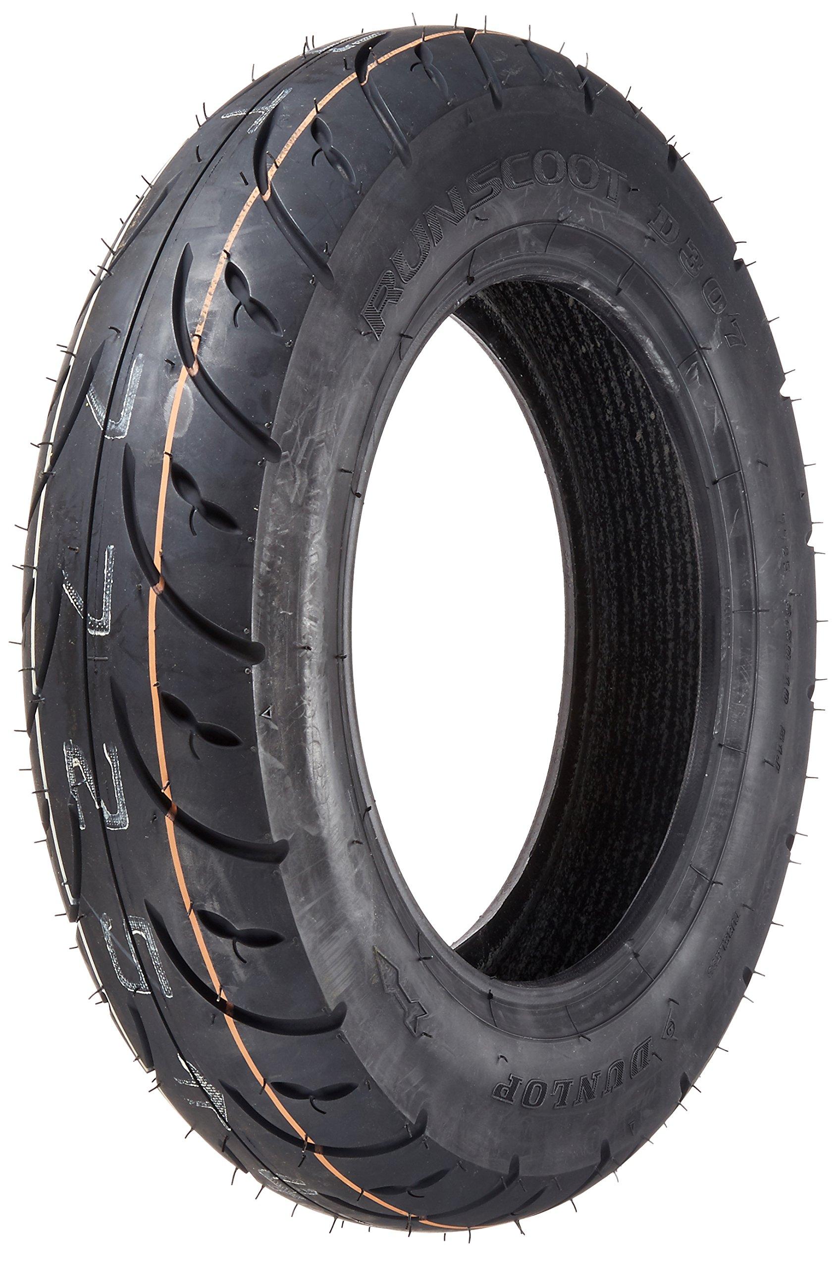 DUNLOP Motorcycle Tire for Scooters RUNSCOOT D307 Front/Rear Universal 3.50-10 51J Tubeless Type (TL) 305509 For Motorcycles