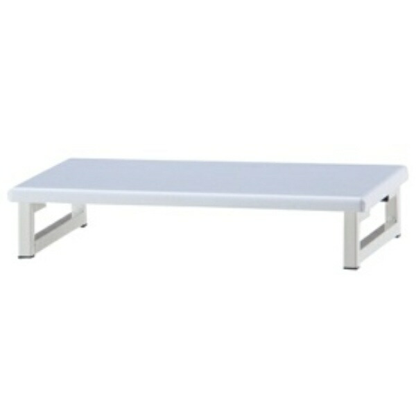 YAMAZEN Monitor Stand Width 59 × Depth 25 × Height 8 cm Compact Keyboard Storage PC Stand Easy Assembly White/Ivory DTS-5925(WH/IV) Work from Home