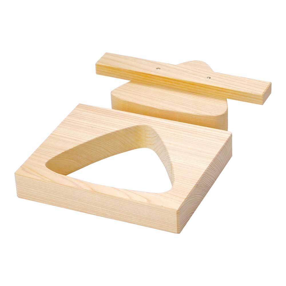 Yamaco Yumi Commercial Use Hinoki Wood Rice Ball Mold Extra Large yamaco06311