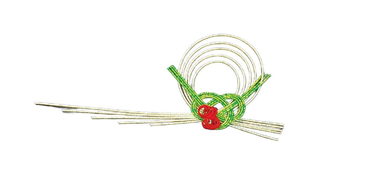 Yamaco Yumi Commercial Use Mizuhiki Longevity Ornaments Colorful (Irodori) with Double-Sided Tape (100 pcs) yamaco26080