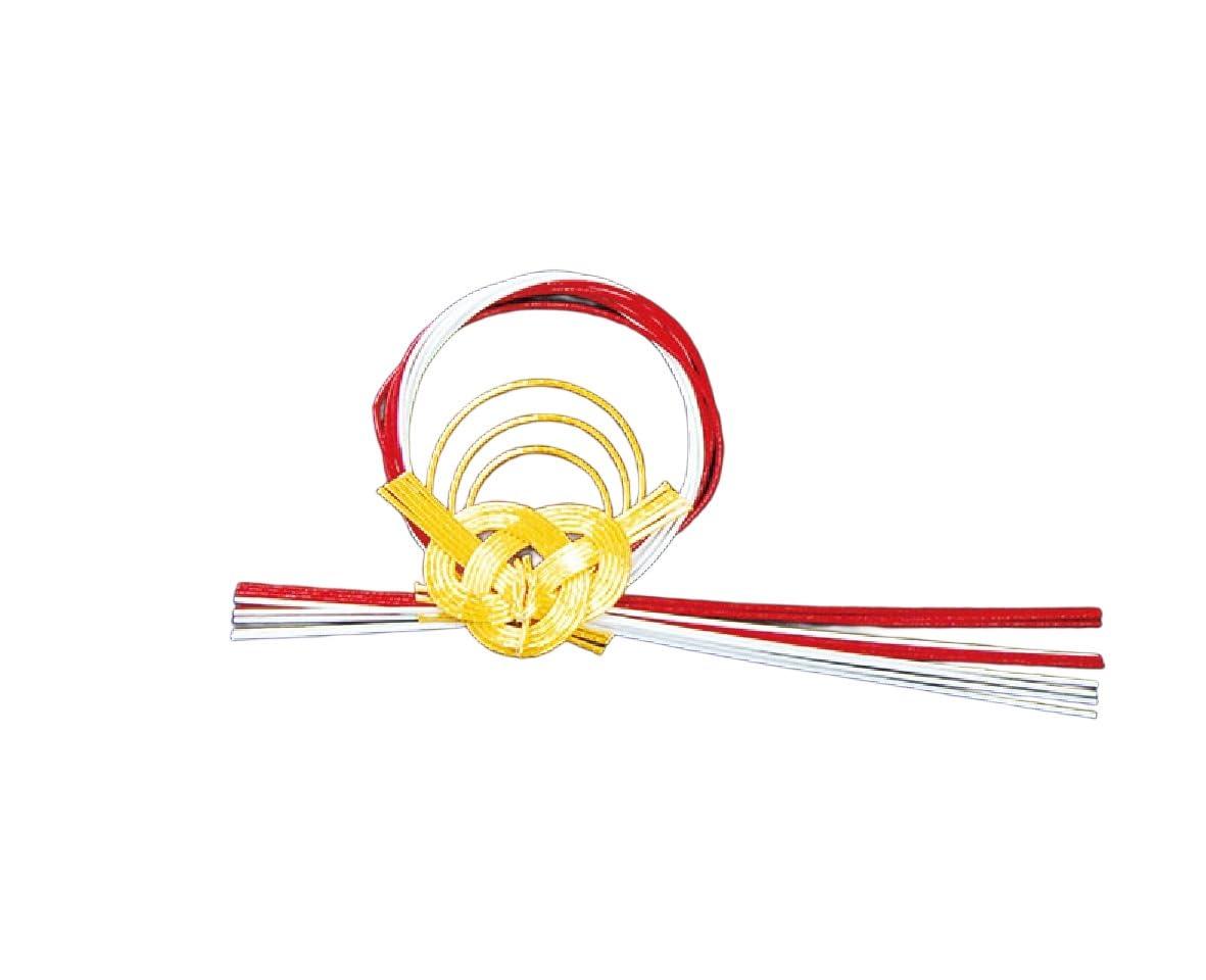 Yamaco Yumi Commercial Use Mizuhiki Knot Decorations Gold & Red/White Double-Sided Tape Included (100 pcs) yamaco26081
