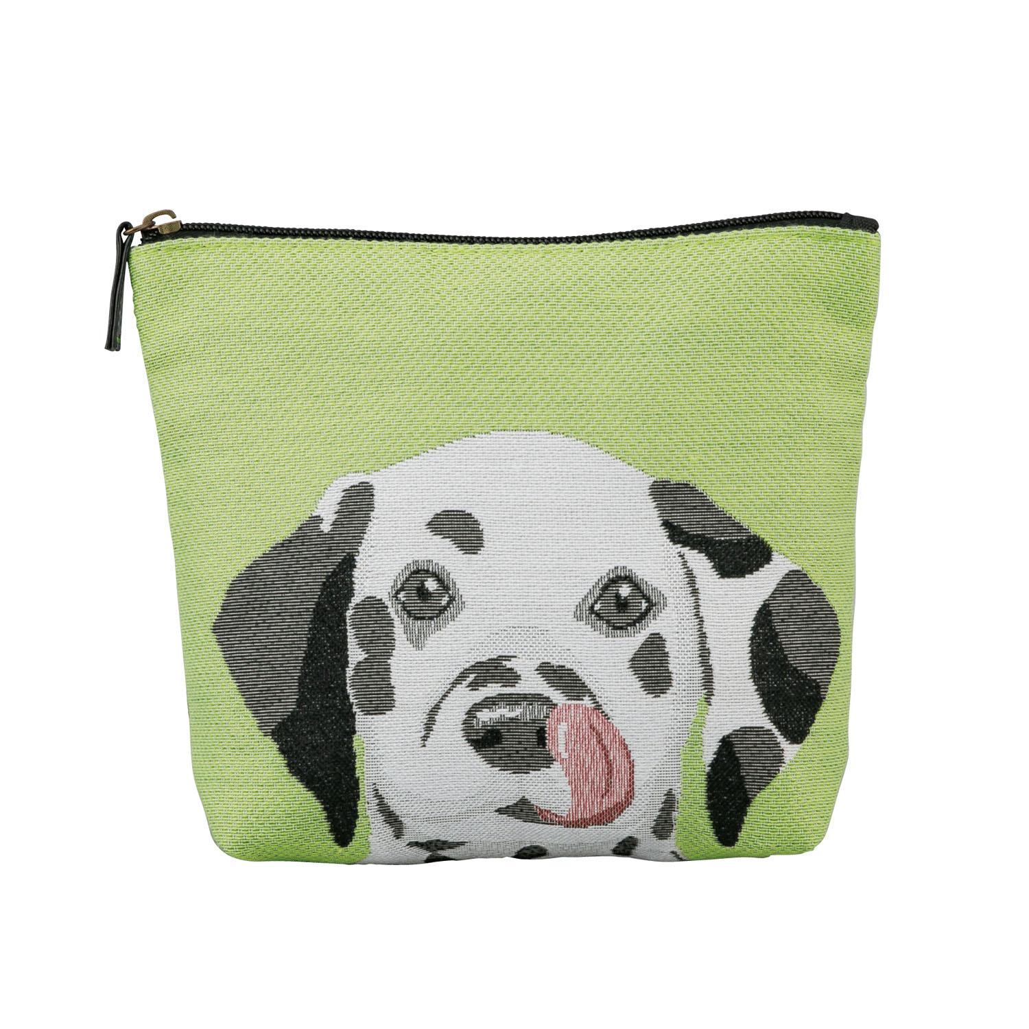 Maru-Shin Pouch Small Item Case Wonderful Peace Love Eyes_Dalmatian Dog Cat Cute Cosmetic Pouch 0765002200