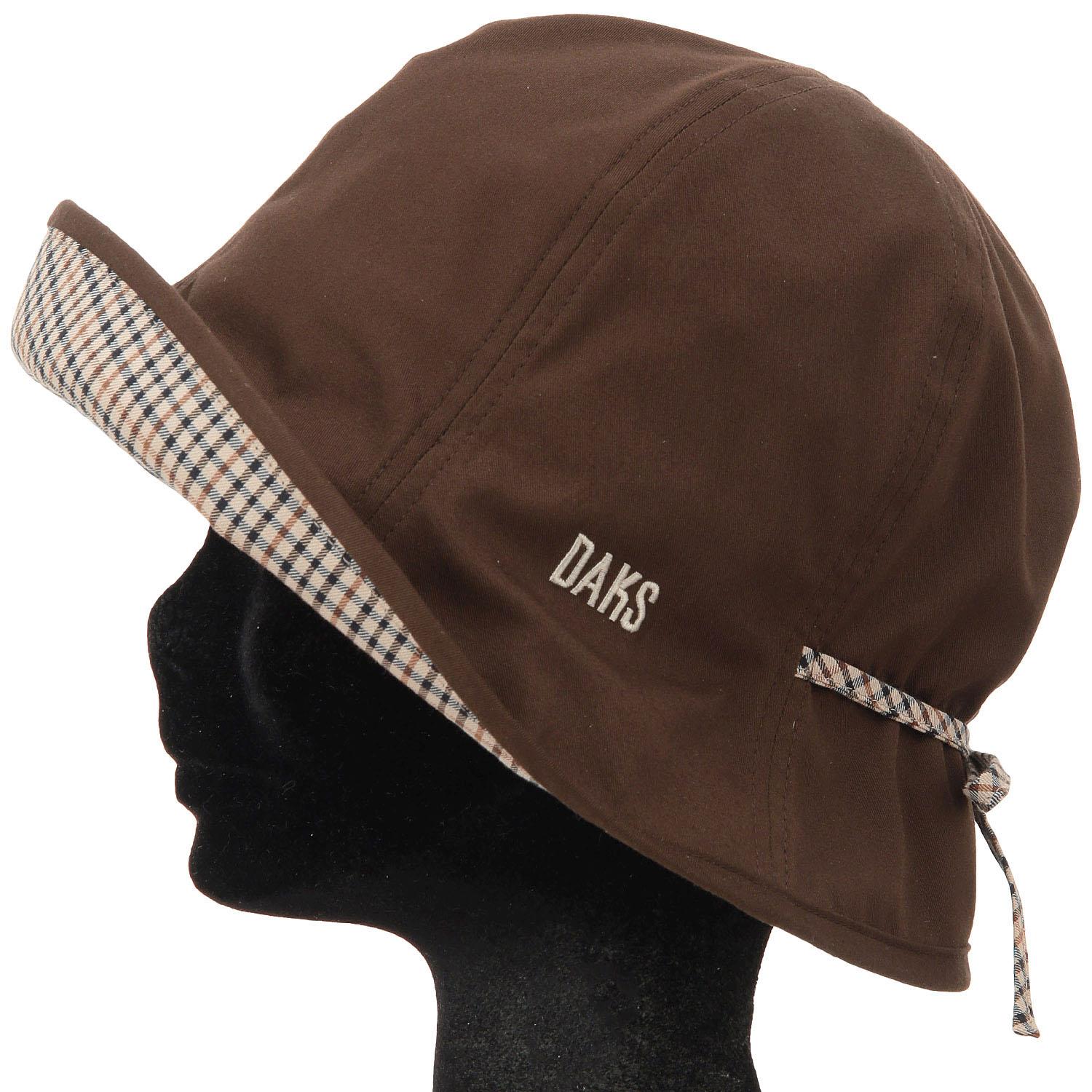 DAKS Tulip Observer Hat Brown M