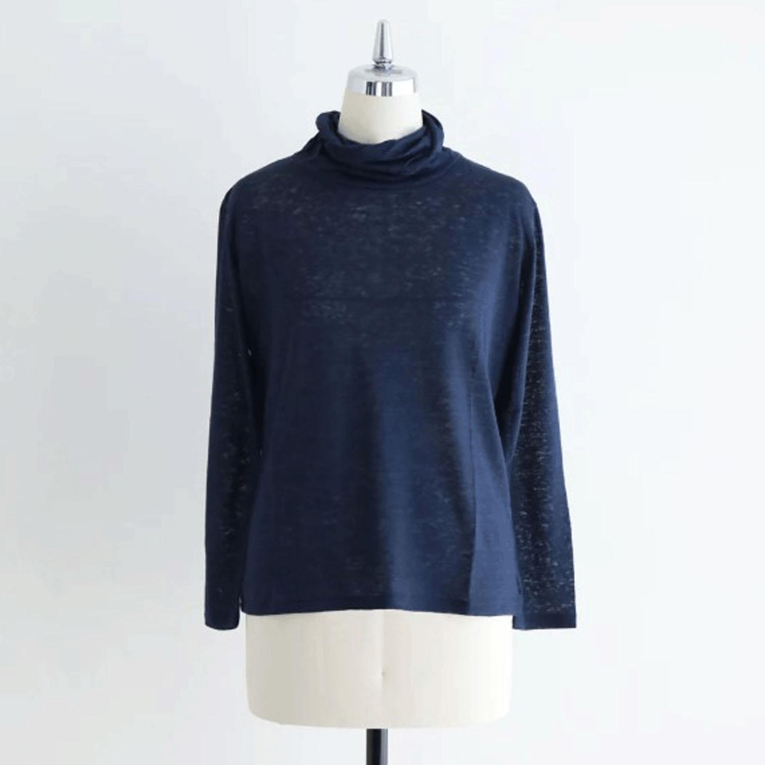 pot-pourri Scotch Turtle Pullover Dark Navy F (Free)