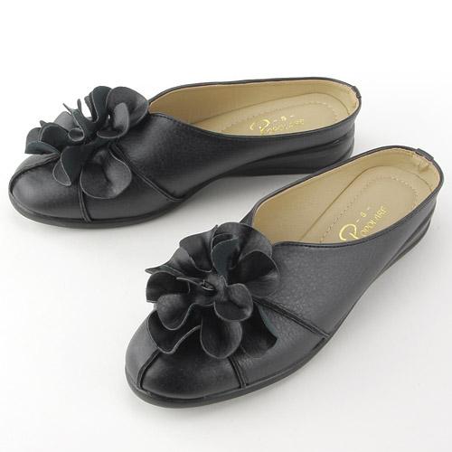 Flower Motif Slip-Ons  S1834