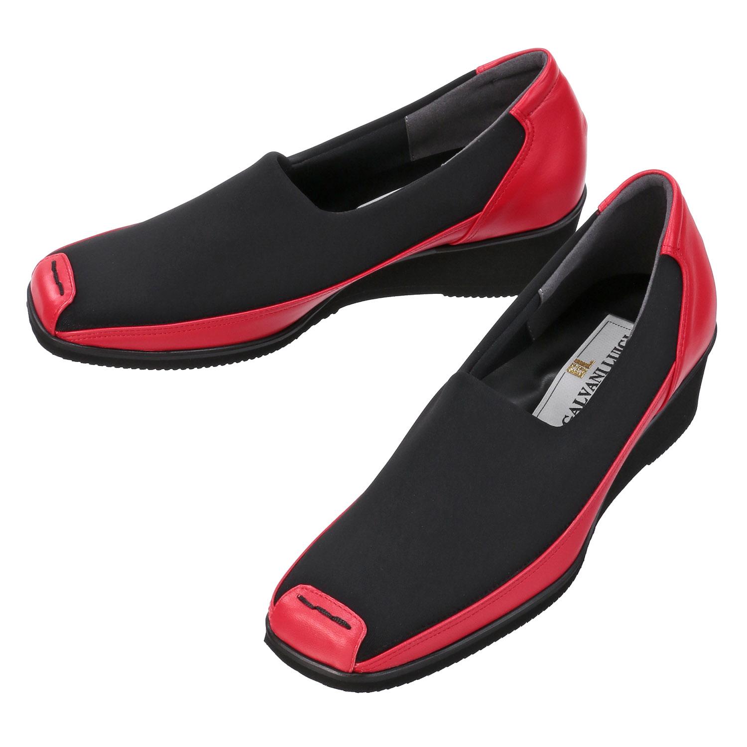 GALVAN LUIGI Lightweight Water-Repellent Stretch Shoes 1003 Red 22.5CM