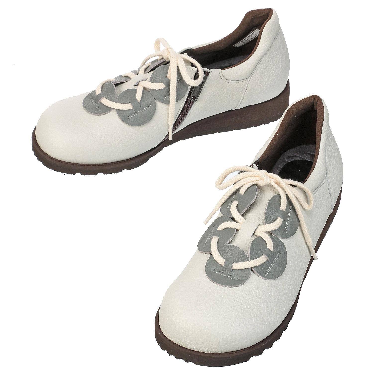 milla sports Dot Casual Shoes I-25 Ivory 23.5cm