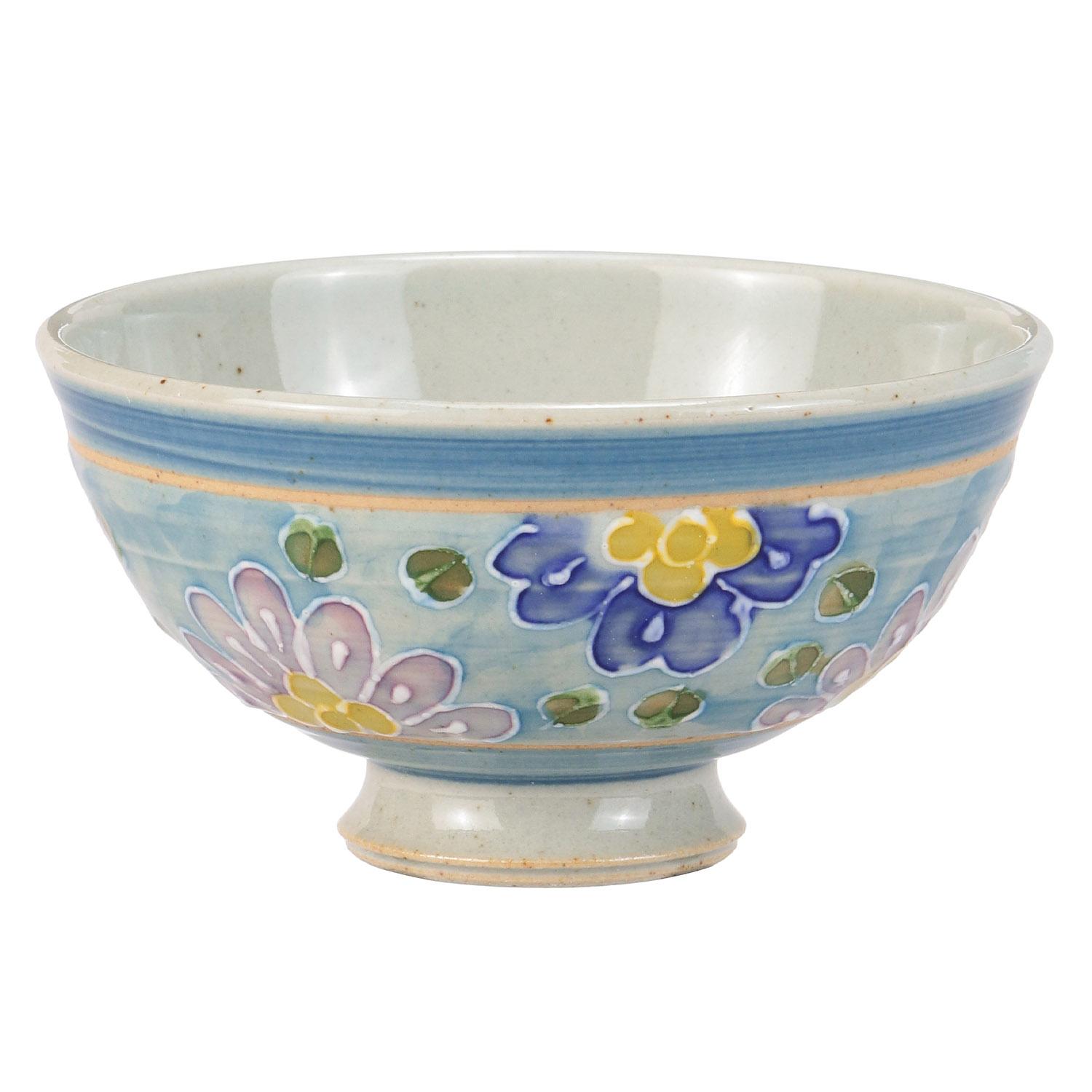 Ichizen Karen Rice Bowl Teacup 01_Rice Bowl Blue