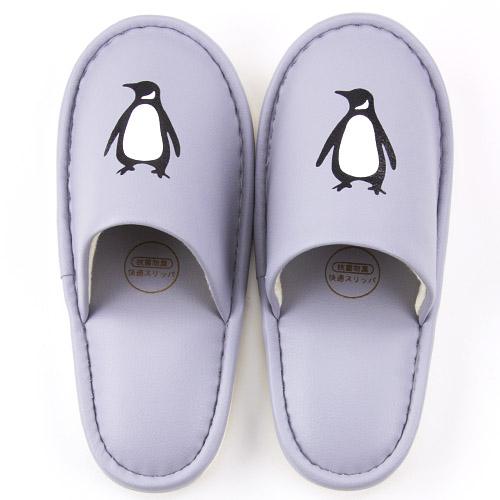 Penguin Synthetic Leather Slippers