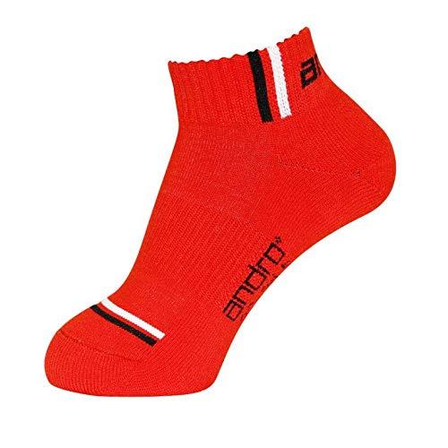 [Andro] Table Tennis Socks Turner Color Socks 2 Red 25.0-27.5