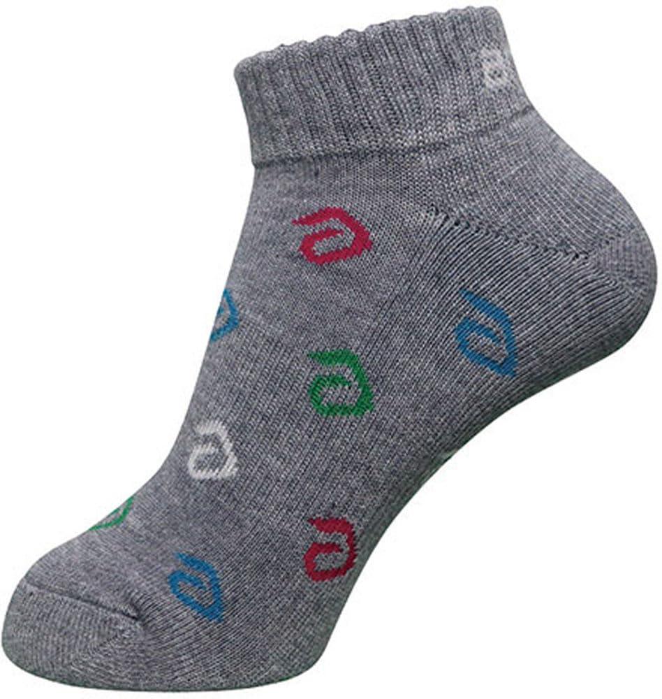 [Andro] Table Tennis Socks Alpha Logo Socks Support Design Antibacterial Odor Control Gray