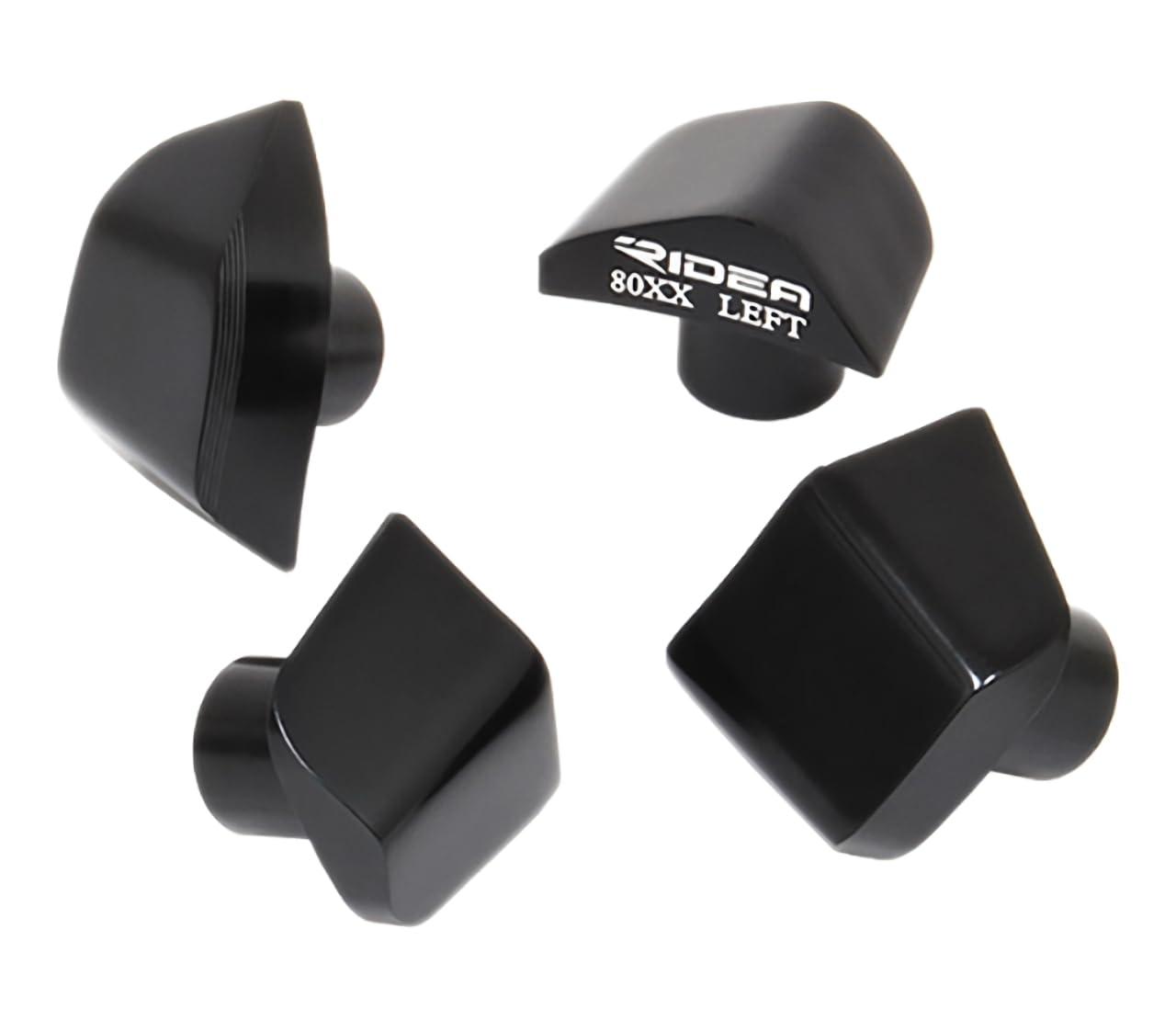 RIDEA Chain Ring Bolt Cover TQSH-80 Black FC-R8000 4-Pack 147-40371