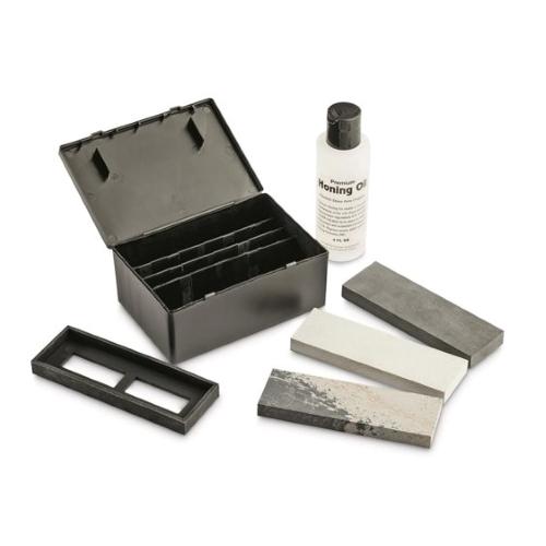 127x41x13mm Oilstone Set・Natural (Medium/Fine/Extra Fine) 138(W)×95(D)×59(H)mm