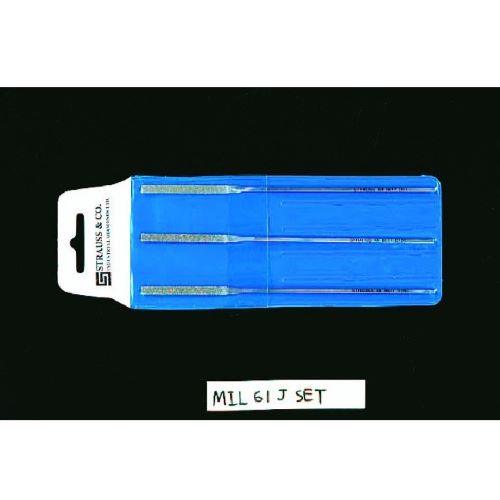 140mm Diamond File (Flat, 3-Piece Set / Coarse, Medium, Fine)