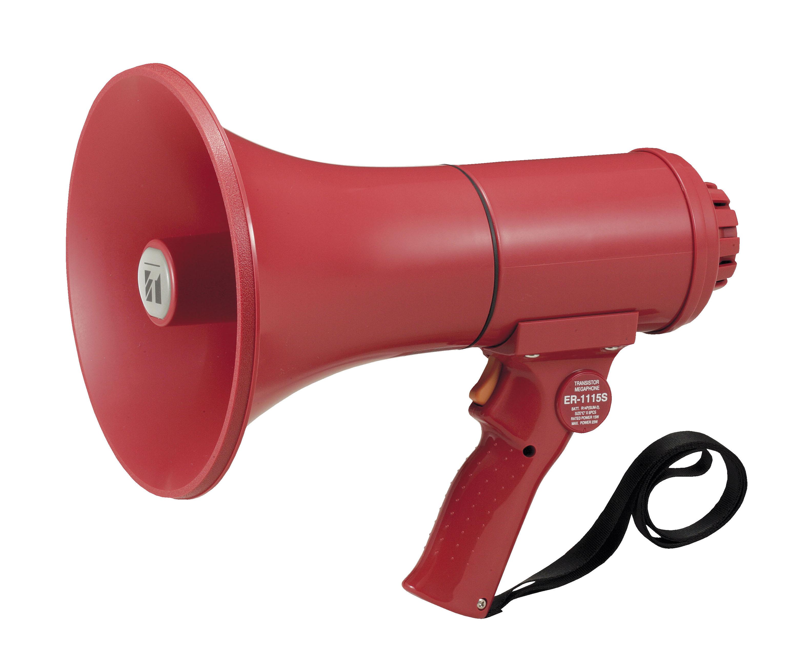 15W Megaphone (Red)
