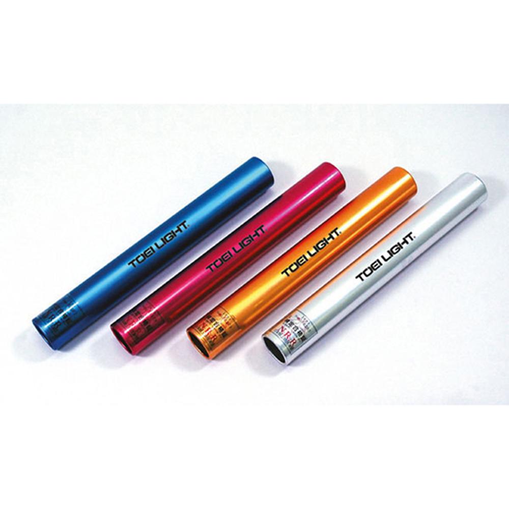 TOEI LIGHT Aluminum Baton Set 4 (Certified) G1391 4 Colors per Set Includes Nylon Storage Case Diameter 39mm × Length Approx. 30cm Japan Association of Athletics Federations Certified Product