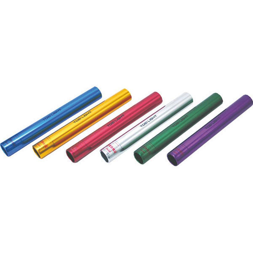 TOEI LIGHT Aluminum Baton Set 6 (Certified) G1208 6 Colors per Set with Storage Nylon Case Diameter 39mm × Length Approx. 30cm Japan Association of Athletics Federations Certified Product