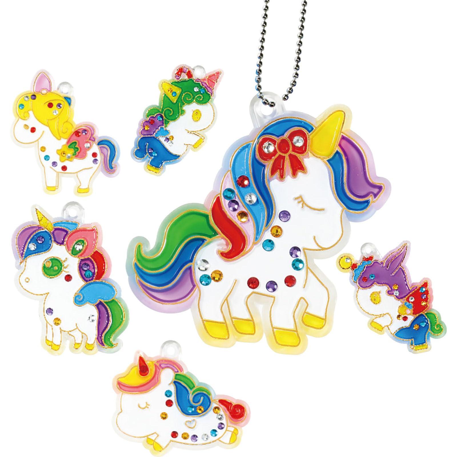 Coloring Frame Charm Kit: Unicorn