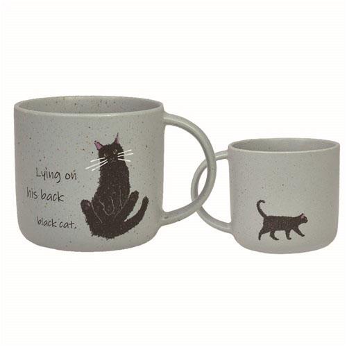 Ippinsha CYAMEKKE Mug 300ml Black 40921