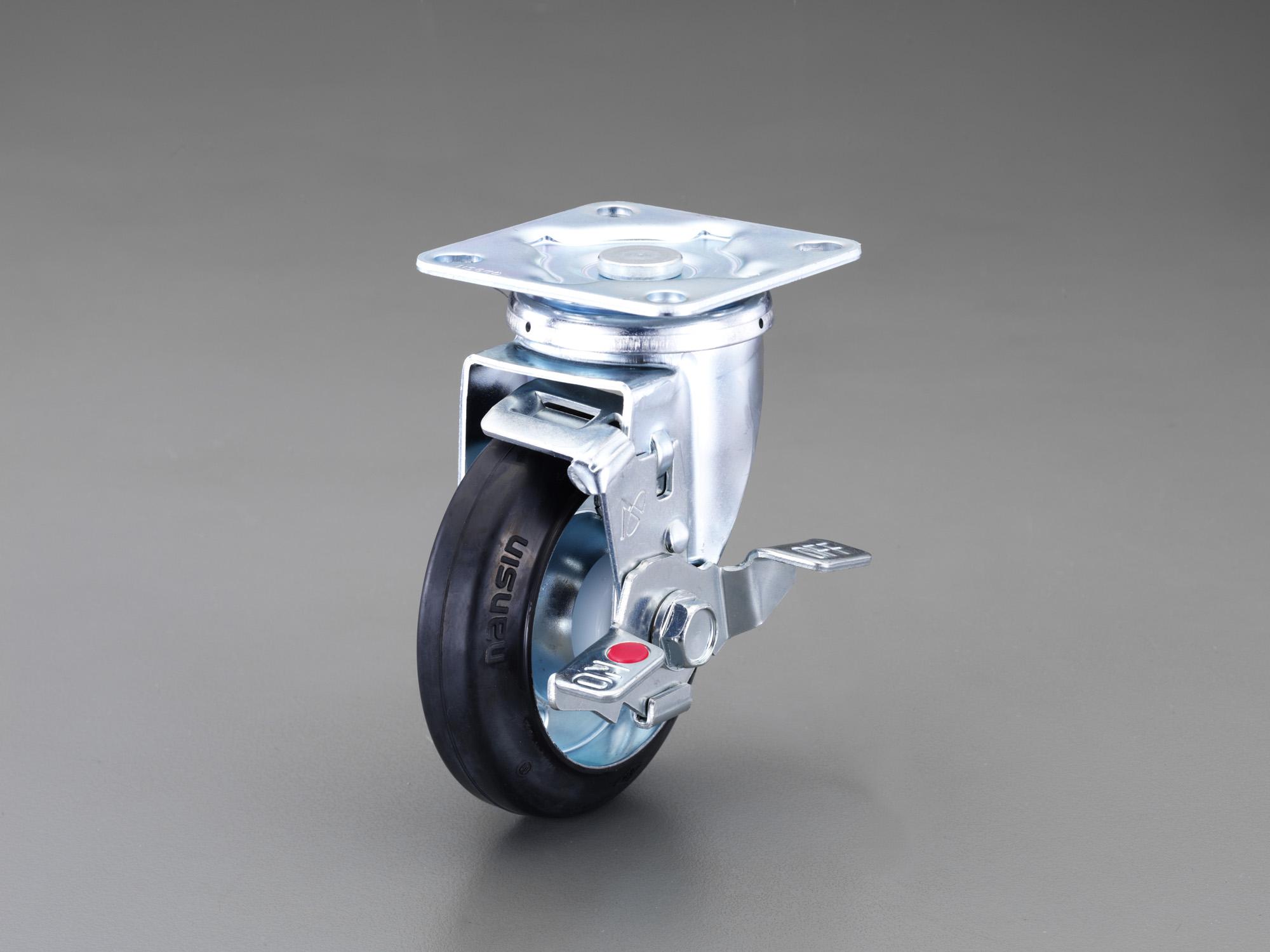 125mm swivel casters (with swivel mechanism and brake)