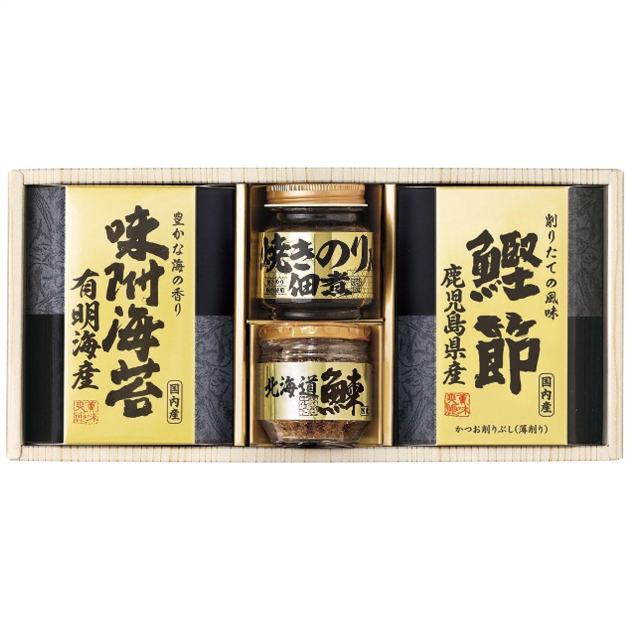 Delicious Delights Assortment 5871-20 A Japanese-style gift box featuring a selection of premium domestic delicacies 9238-026
