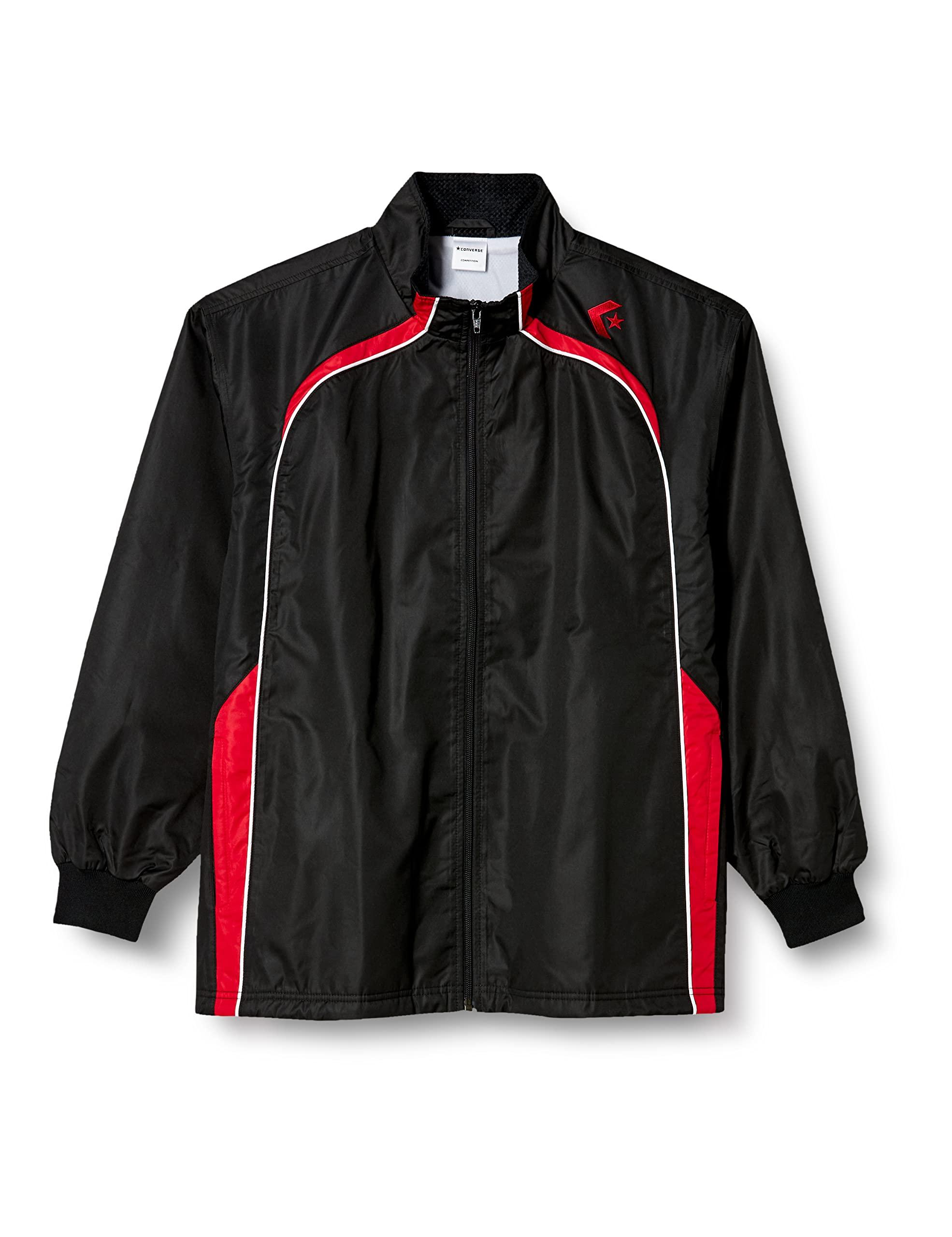 [Converse] Basketball Jersey Warm-Up Jacket CB162501S Black/Red M