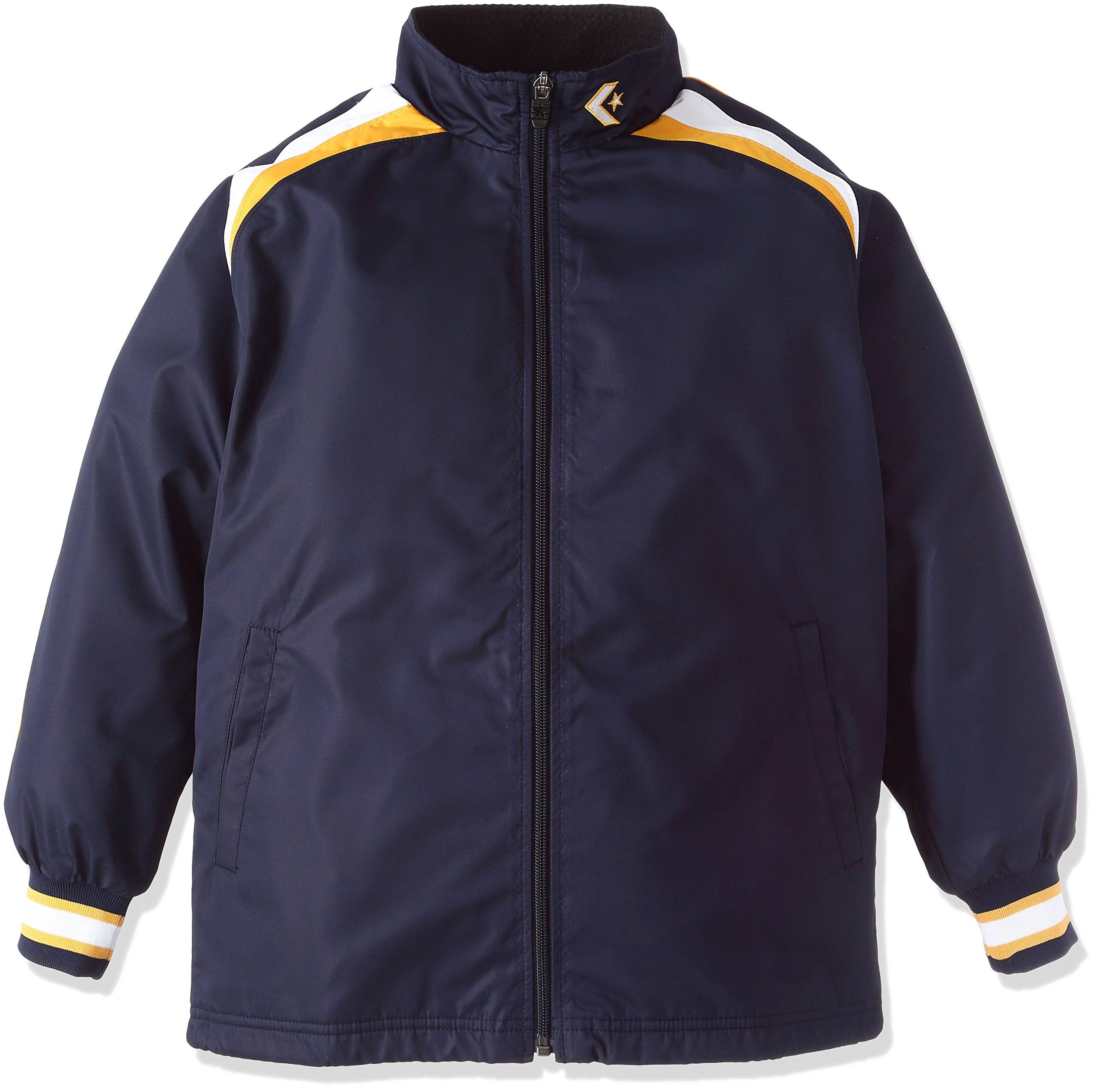 [Converse] Basketball Jersey Junior Warm-Up Jacket CB462506S Kids Navy/White 140