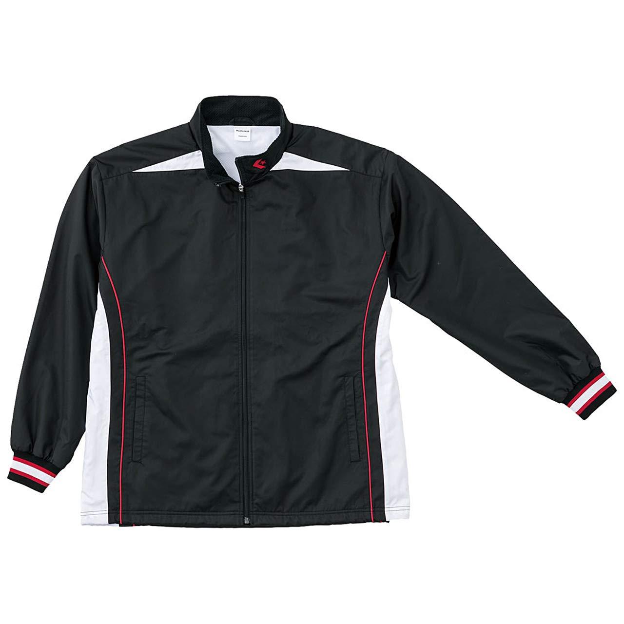 [Converse] Basketball Jacket Warm-Up Jacket Water-Repellent Breathable Ventilated CB182500S Black/White Japan M (Equivalent to Japanese Size M)
