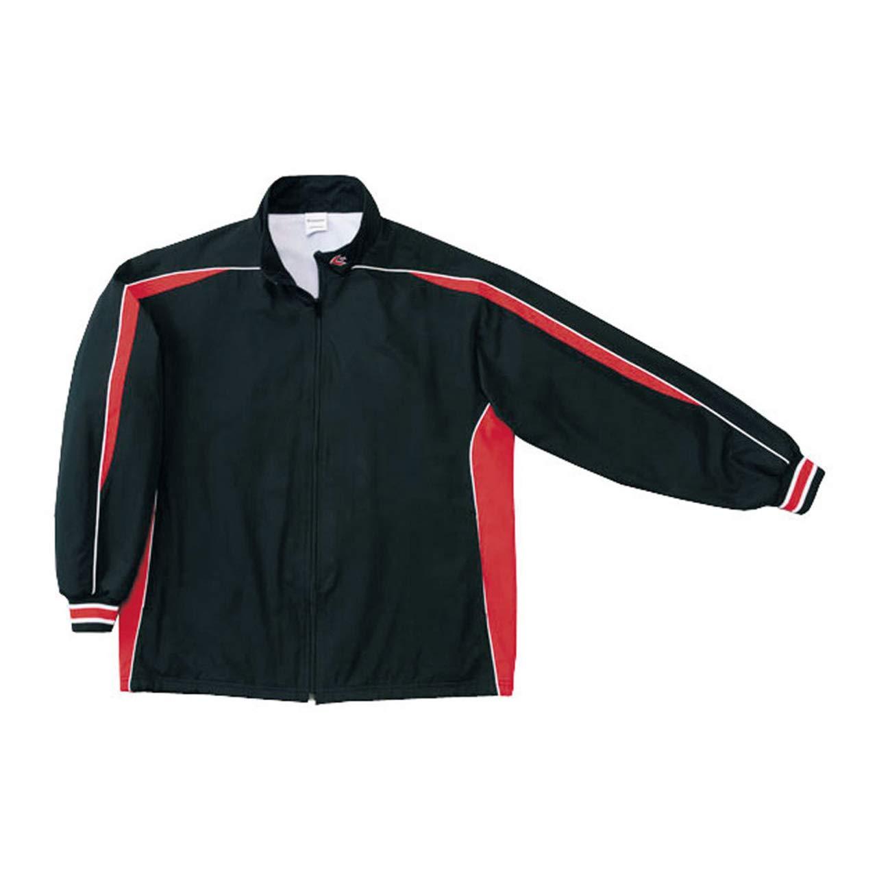[Converse] Basketball Jacket Warm-Up Jacket Water-Repellent Breathable Ventilated CB182501S Black/Red Japan XO (Equivalent to Japanese Size 3L)