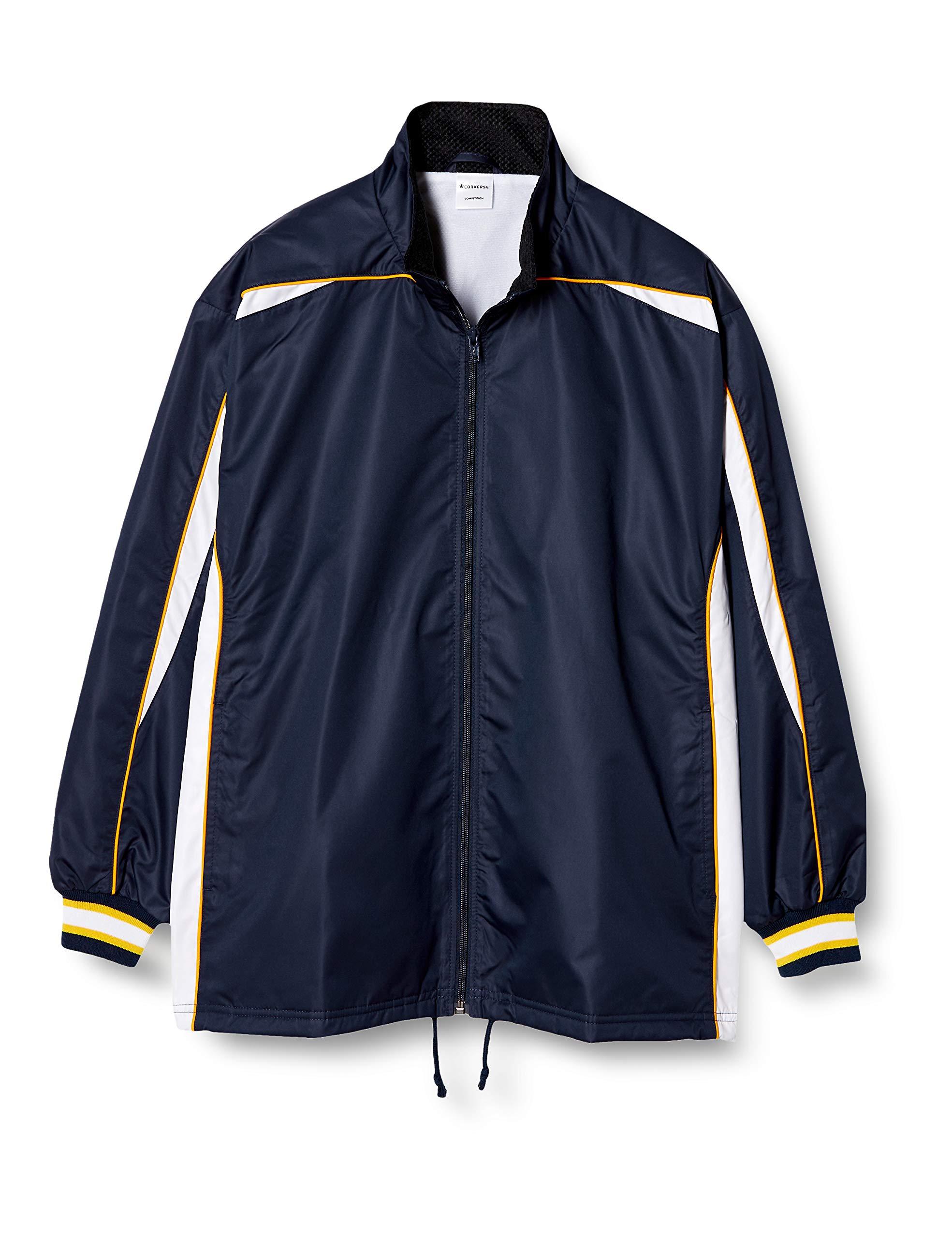 [Converse] Basketball Jacket Warm-Up Jacket Water-Repellent Breathable Ventilated CB182501S Navy/White Japan S (Equivalent to Japanese Size S)
