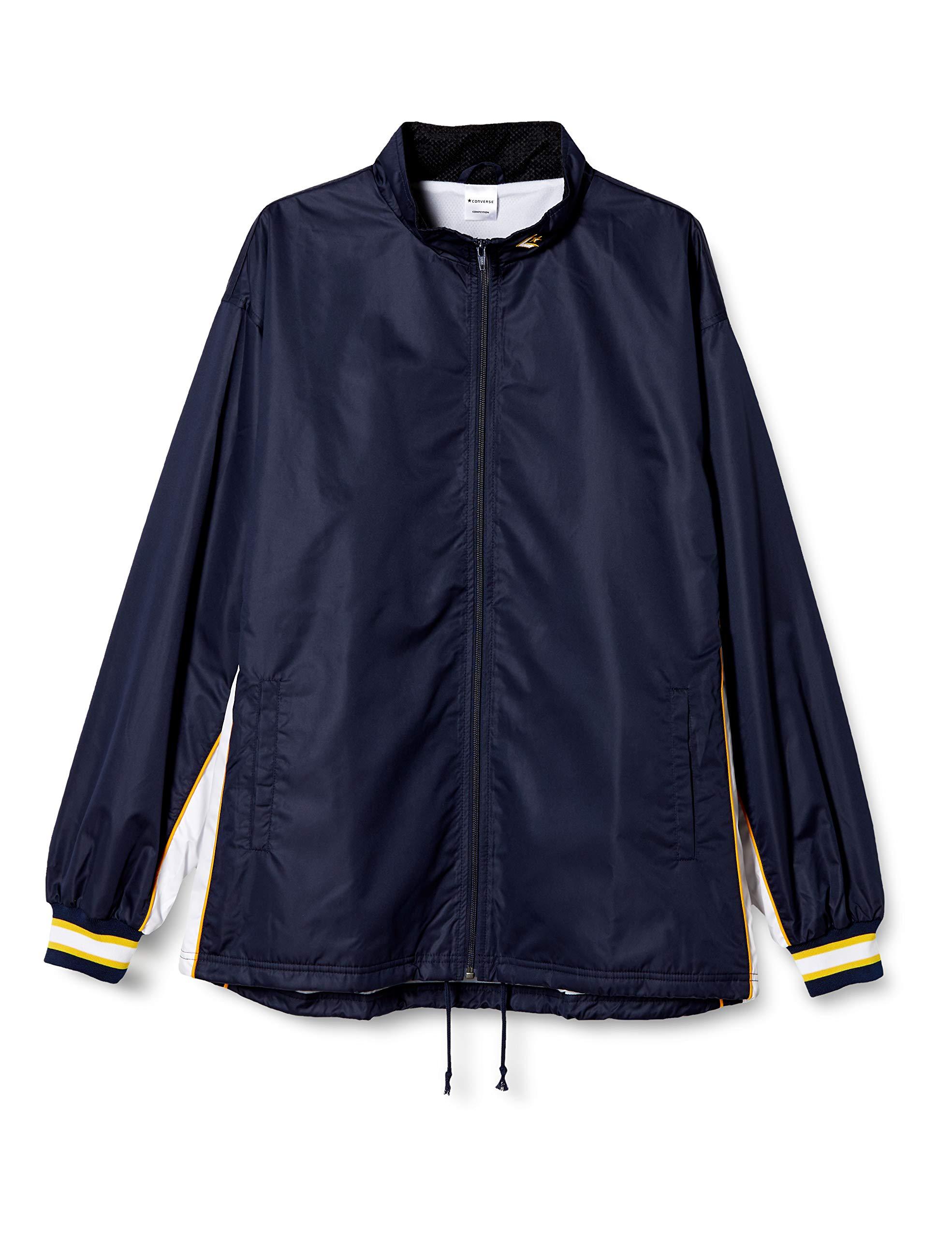 [Converse] Basketball Jacket Warm-Up Jacket Water-Repellent Breathable Ventilated CB182102S Navy/White Japan L (Equivalent to Japanese Size L)