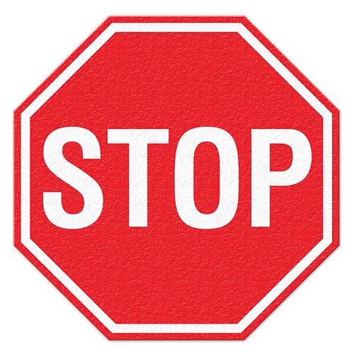 430mm Road Surface Traffic Sign [STOP]