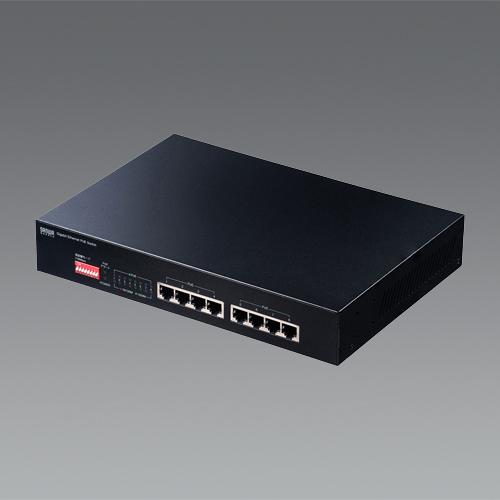 ESCO [8-Port] Switching Hub (Supports PoE Long-Distance Transmission) EA764BY-27