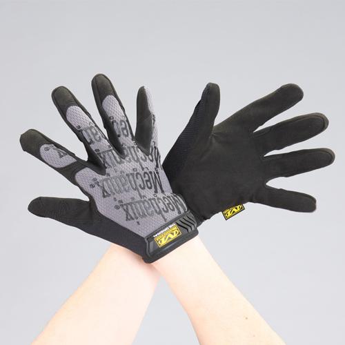 [S] Mechanics Gloves (Synthetic Leather / Gray)