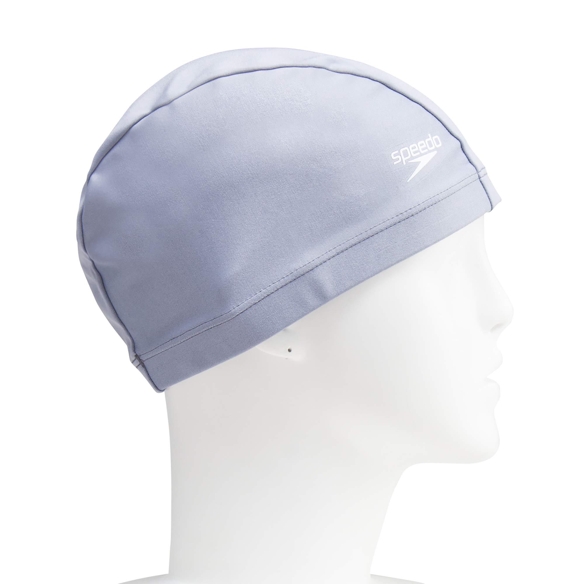 Speedo Swim Cap Tricot Cap Wide Unisex SE12071 Silver FREE