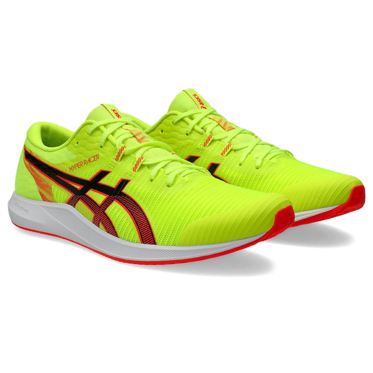 [ASICS] Track Shoes HYPER RACER 1093A233 Unisex 750 (Safety Yellow/Black) 27.5 cm 2E