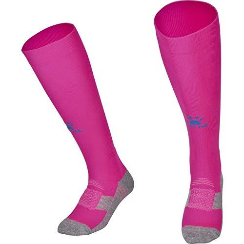 Kelme Long Football Socks Pink × Sea Blue XL Size K15Z908