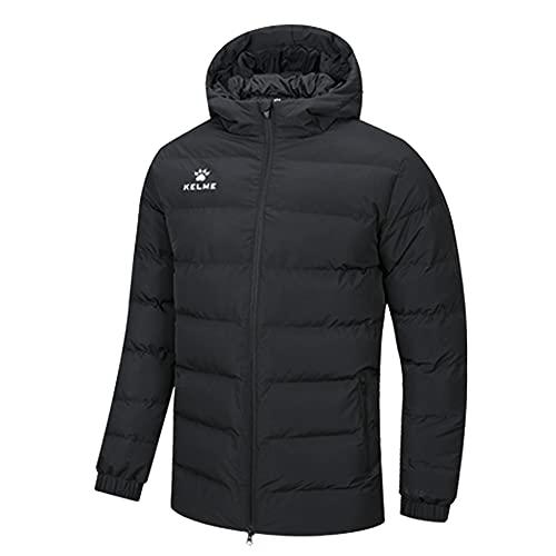 [Kelme] Junior Back Logo Quilted Jacket 3893417 Black 130
