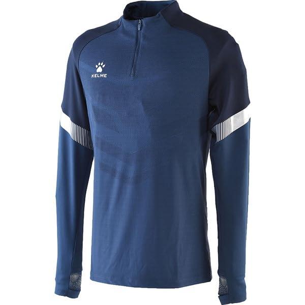 KELME Half-Zip Training Jacket Soccer/Futsal Wear (Men's Uni) (8061TT1007) (421) Sea Blue S