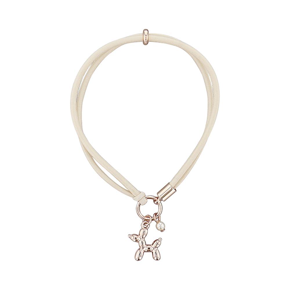 Anti-Static Hair Bracelet for Dogs - Pink Gold