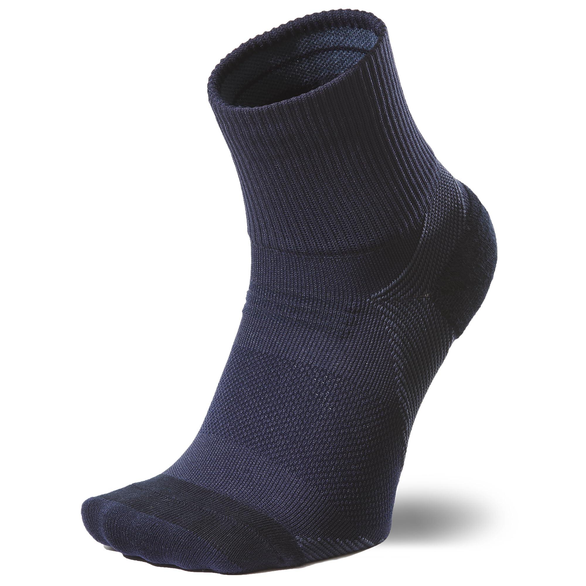 [Goldwin] C3fit Arch Support Quarter Socks GC23301 Navy 3