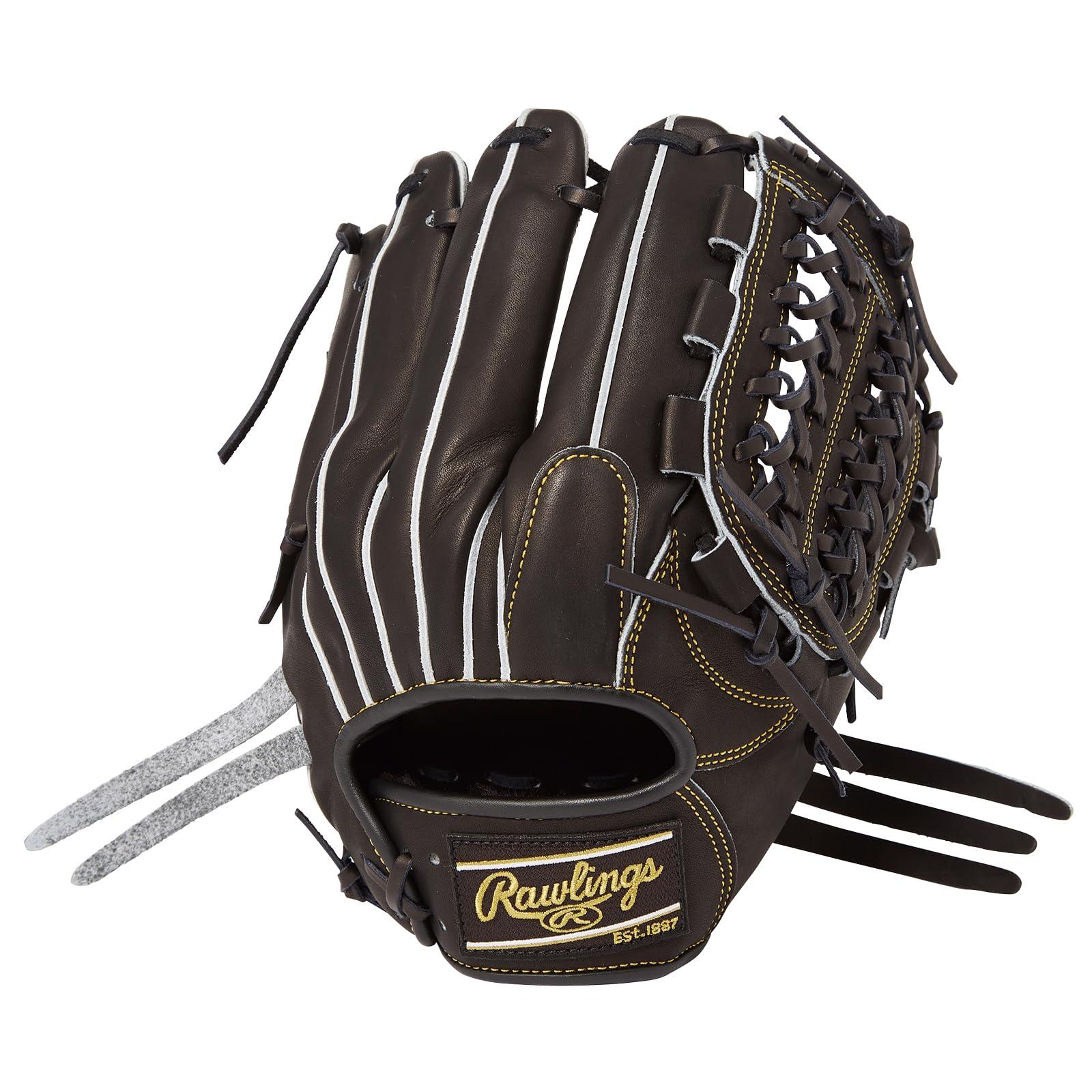 Rawlings Baseball Hardball High School Baseball Beginner Model Youth Glove HOH Utility GH4HUN64 Black Size 11.5 ※Right-handed (Left-hand wear)
