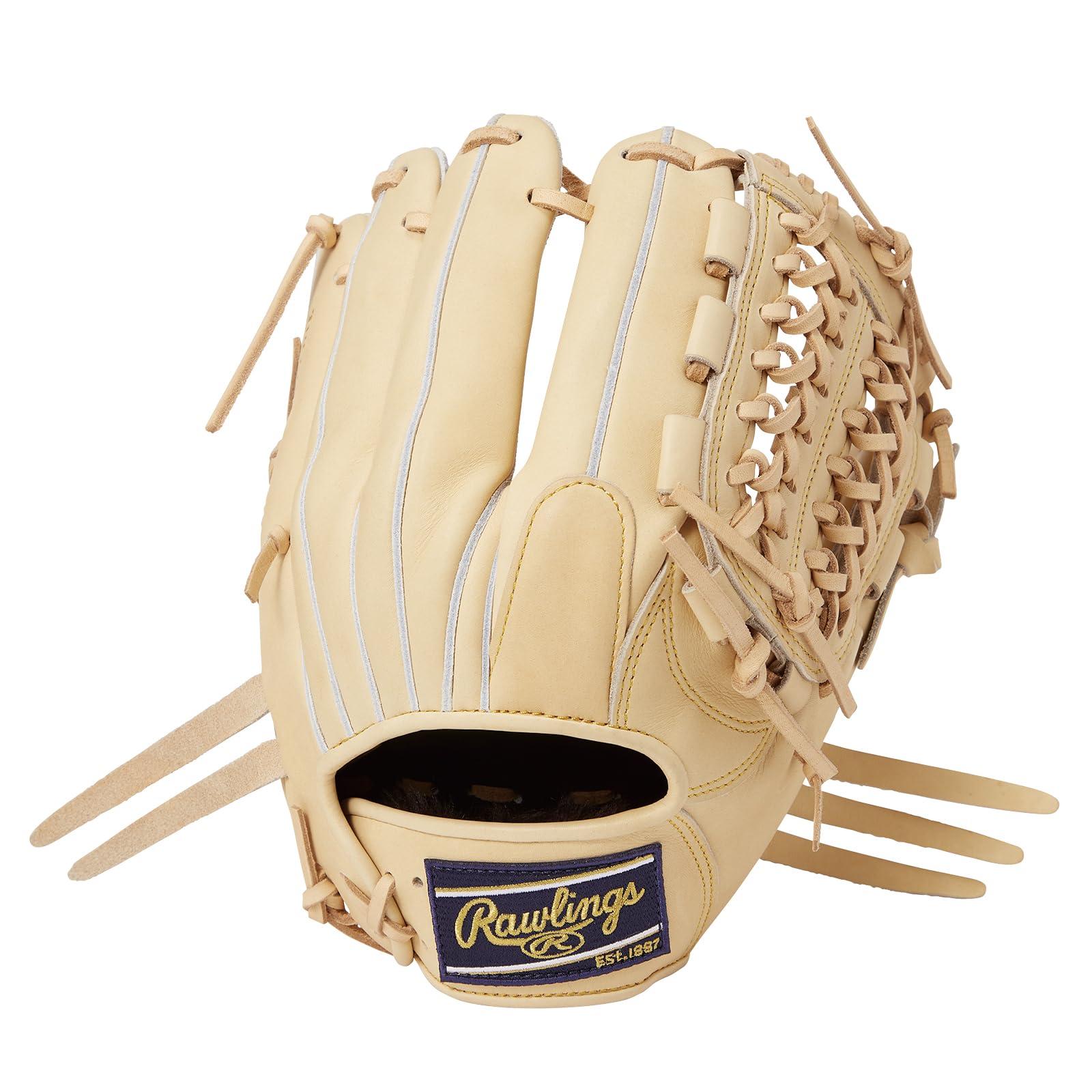 Rawlings Baseball Hardball High School Baseball Beginner Model Youth Glove HOH Utility GH4HUN64 Camel Size 11.5 ※Right-handed (Left-hand wear)