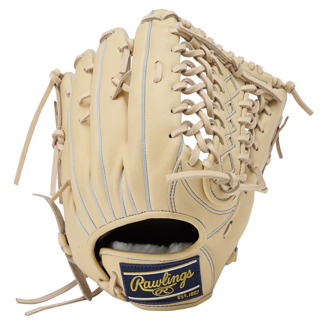 Rawlings Baseball Glove, Hardball, Adult, Genuine Leather, HOH RISING STAR COMB GH5HRB870, Camel [Outfielder's Glove] Size 12.25, Pro Specification Baseball Glove ※Right-handed (Left-hand wear)